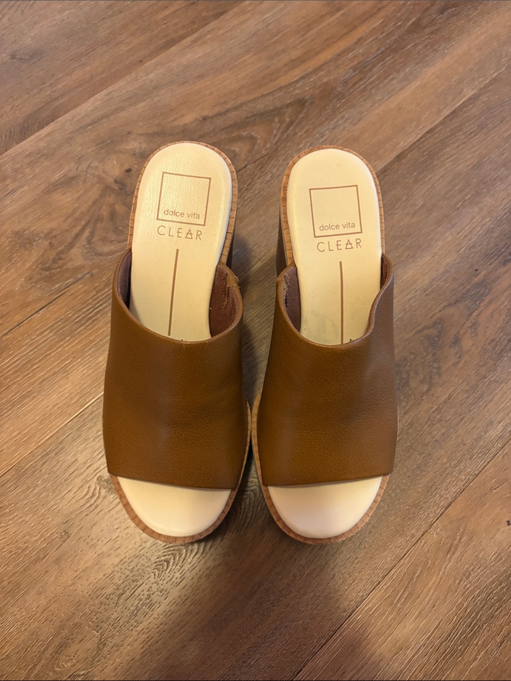 Dolce Vita Tan Open-Toe Emery Heel